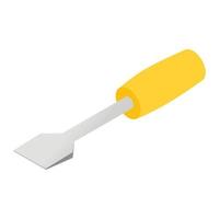 Screwdriver color isometric 3d icon vector