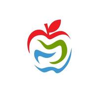 Nature graphic Abstract Apple Vector Design icon Illustration