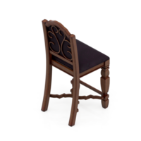 Isometric Chair 3D isolated rendering png