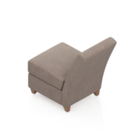 Isometric Chair 3D isolated rendering png