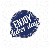 Happy Labour day design with creative background vector