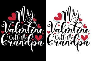 diseño de camiseta de san valentín o cita de san valentín svg vector