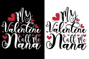 diseño de camiseta de san valentín o cita de san valentín svg vector