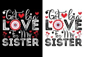 got love for my quotes t shirts or valentine t shirt design vector