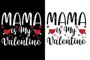 valentine t shirt  or valentine typography t shirt design vector