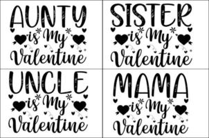 valentines day SVG bundle vector