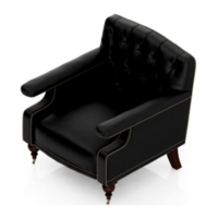 sillón isométrico aislado 3d render png