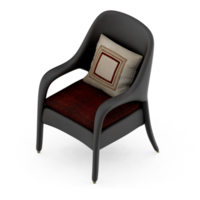 Isometric Chair 3D isolated rendering png