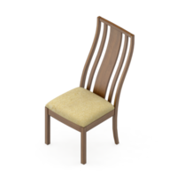 Isometric Chair 3D isolated rendering png