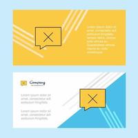 Message not sent abstract corporate business banner template horizontal advertising business banner vector