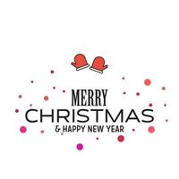 Merry Christmas and Happy New Year 2019 Dotted Background vector