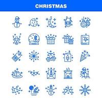 Christmas Line Icons Set For Infographics Mobile UXUI Kit And Print Design Include Mobile Snowman Winters Christmas Socks Winters Stars Christmas Collection Modern Infographic Logo and Pic vector