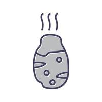 Roasted Potato Vector Icon