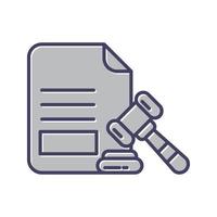 Legal Paper Vector Icon