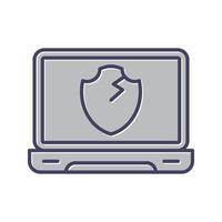Broken Shield Vector Icon