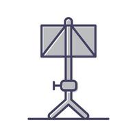 Music Stand Vector Icon