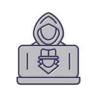 icono de vector de hacker