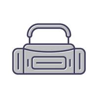 icono de vector de bolsa de deporte