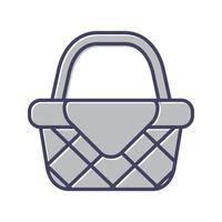 Picnic Basket Vector Icon