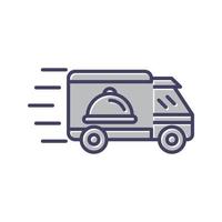 Food Delivery Vector Icon