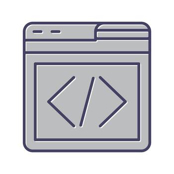 Web Programing Vector Icon