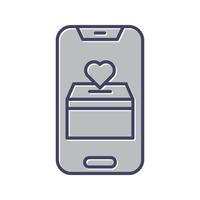 Online Donation Vector Icon