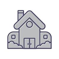 Retirement Home Vector Icon