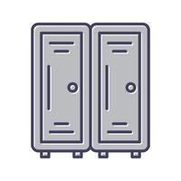 Locker Room Vector Icon