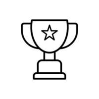 Trophy icon vector design templates