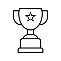 plantillas de diseño de vectores de iconos de trofeos