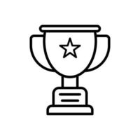 Trophy icon vector design templates