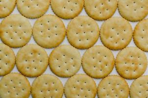 Crackers Pattern for Food Background photo