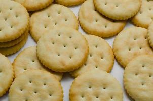 Crackers Pattern for Food Background photo