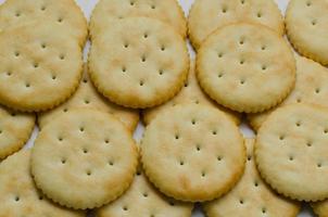 Crackers Pattern for Food Background photo