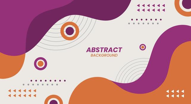 Flat design geometric background vector