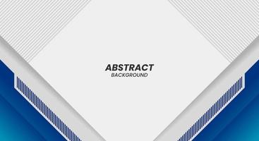 Business presentation banner with blue geometric shape background vector