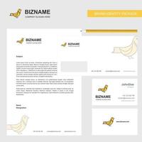 Sparrow Business Letterhead Envelope and visiting Card Design vector template