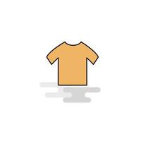 Flat Shirt Icon Vector