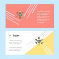 Network abstract corporate business banner template horizontal advertising business banner vector