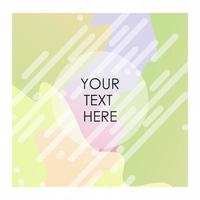 Colorful background with typography vector