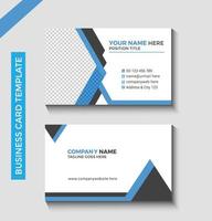 Professional corporate business card design template vector