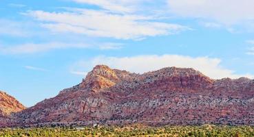 Arizona Mountain Showing Layers Of Erosion photo