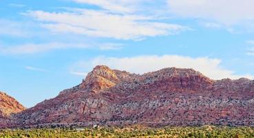 Arizona Mountain Showing Layers Of Erosion photo