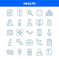 icono de línea de salud para impresión web y kit de uxui móvil, como pantalla de monitor, hospital de atención médica, teléfono médico, teléfono de emergencia, vector eps 10