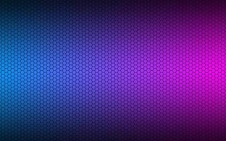 Modern high resolution blue and pink geometric background with polygonal grid. Abstract black metallic hexagonal pattern. Simple vector illustration