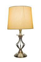 Table lamp isolated. photo