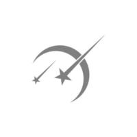 diseño de icono de logotipo de luna vector