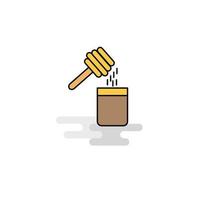 Flat Honey Icon Vector