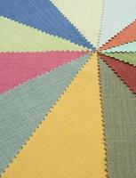 Multi color fabric texture samples photo