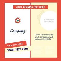 Cloud setting Company Brochure Template Vector Busienss Template